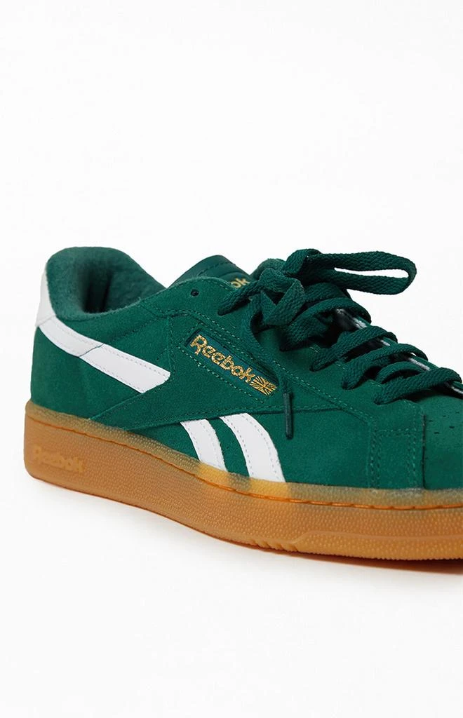Reebok Green & White Club C UK Grounds Shoes 6