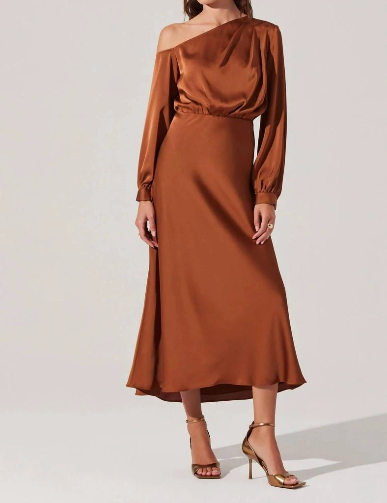 ASTR Elwood Dress In Copper 1
