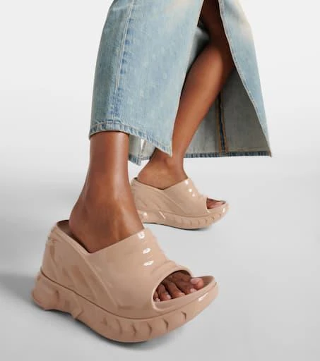 Givenchy Marshmallow wedge slides 4