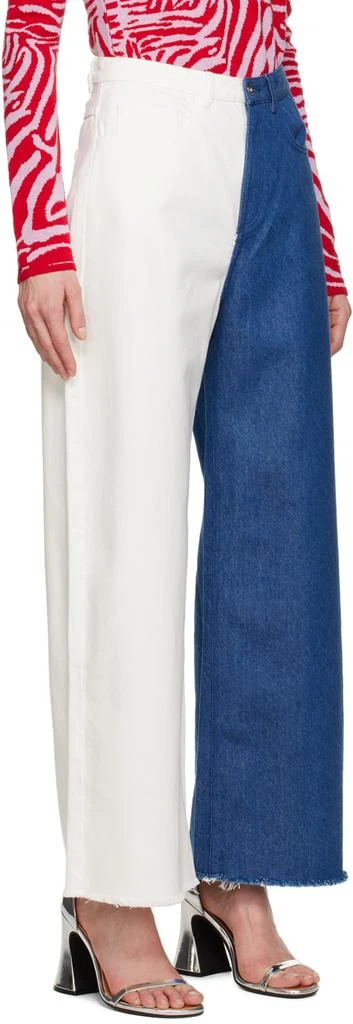 Marques Almeida Blue & White Boyfriend Jeans 2
