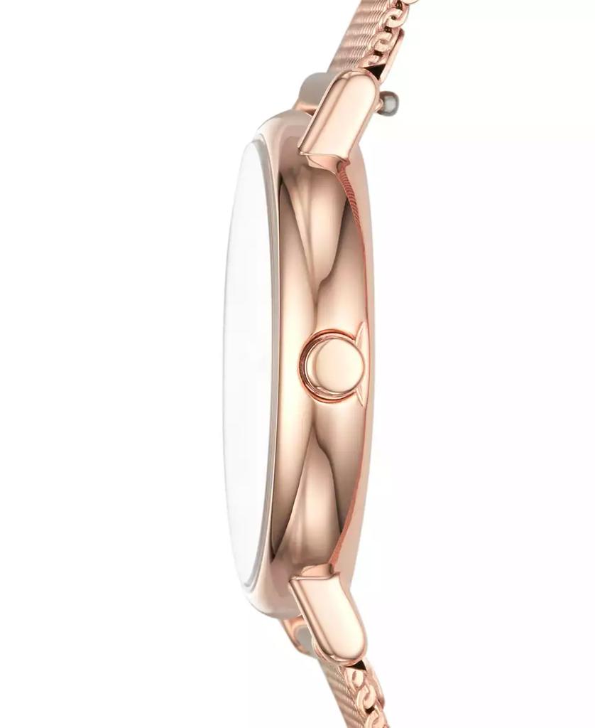 Skagen Women's Signatur Slim Rose Gold-Tone Stainless Steel Mesh Bracelet Watch 30mm