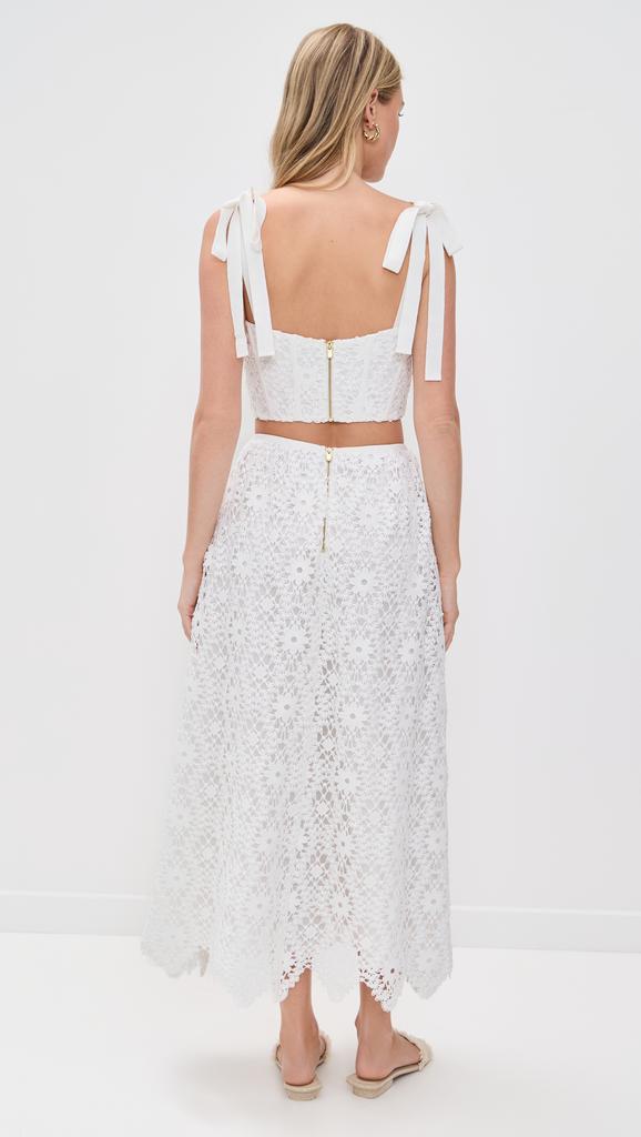 SAYLOR Rella Embroidered Skirt Set