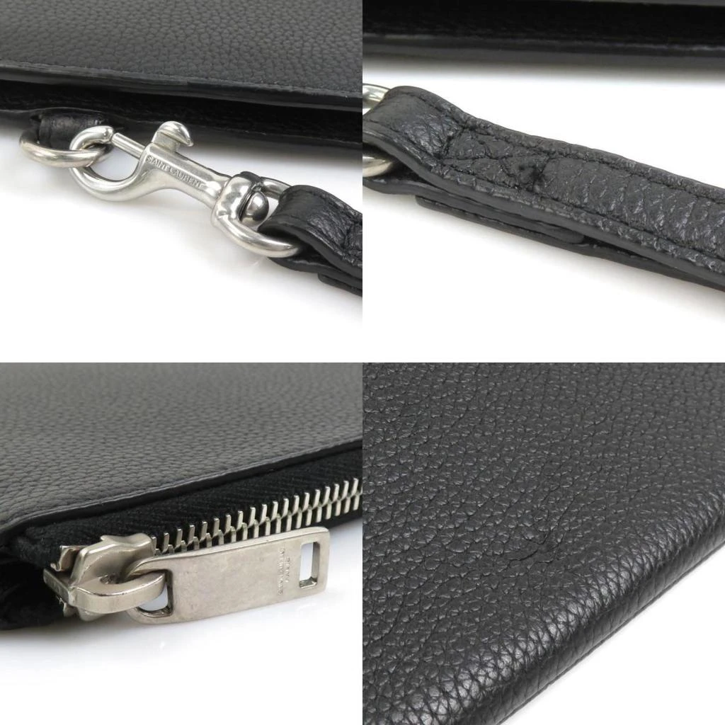 Yves Saint Laurent Leather Clutch Bag (Pre-Owned) 4