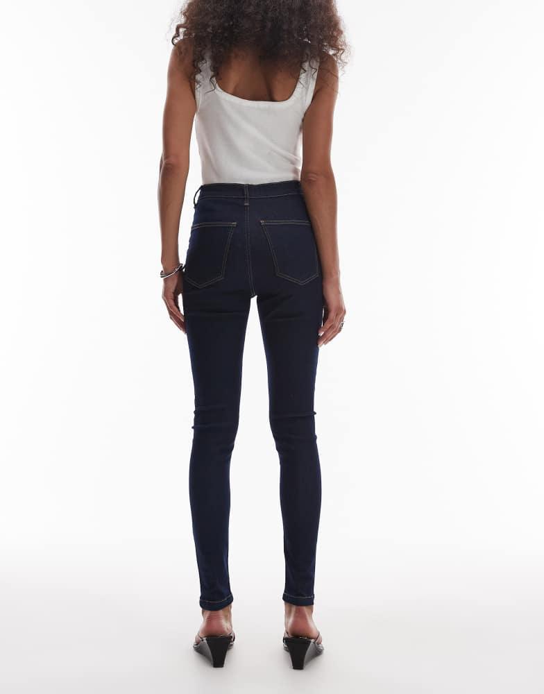 Topshop Topshop Joni high rise super skinny jean in indigo rinse