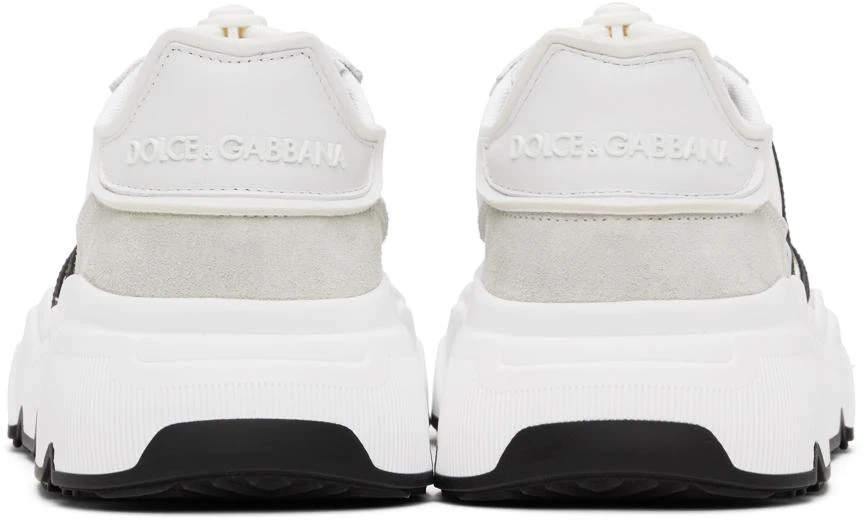 Dolce & Gabbana White Mixed-Material Daymaster Sneakers 2