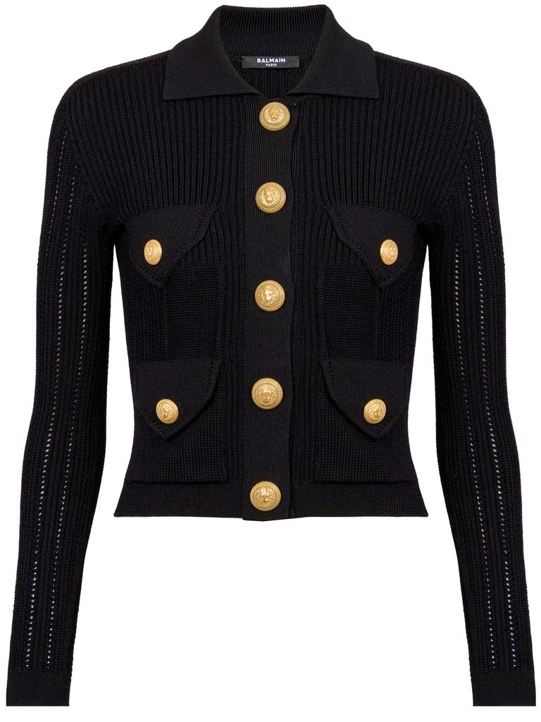 BALMAIN Knit buttoned cardigan - Tops - BeyondStyle