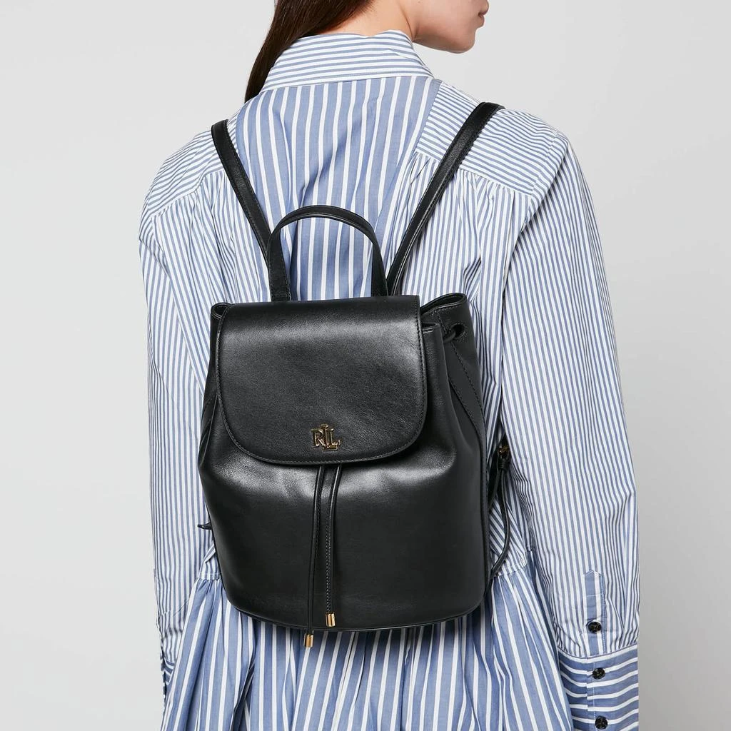 Lauren Ralph Lauren Leather Medium Winny Backpack Ralph Lauren Leather Medium Winny Backpack - Black  main image 2