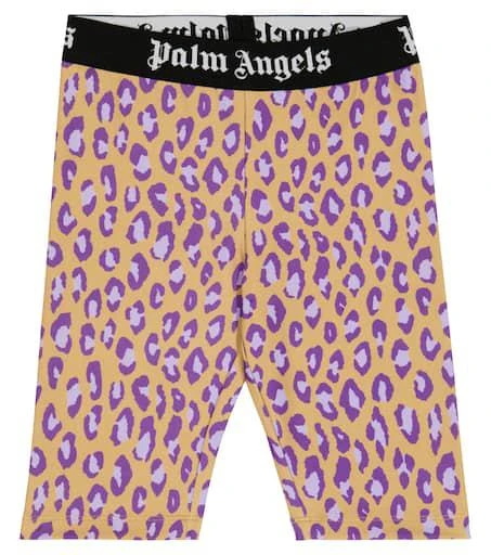 Palm Angels Animal-printed biker shorts 1