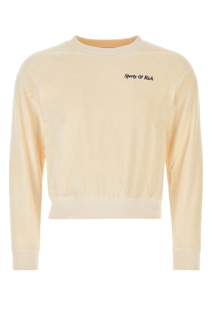 Sporty 
Rich Cream cotton sweater