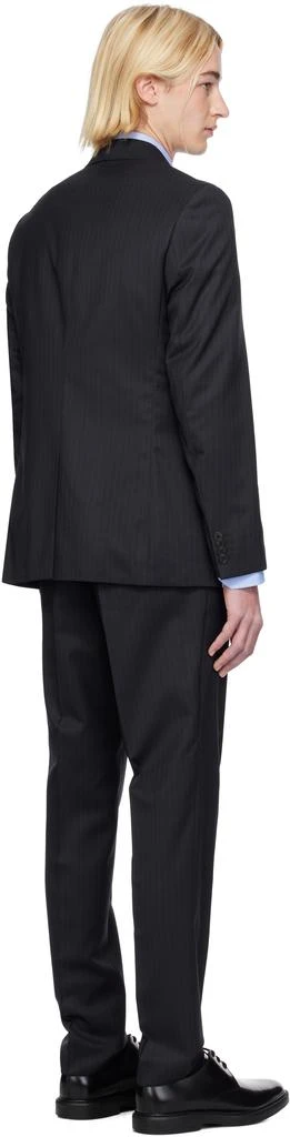 Hugo Boss Navy Striped Suit 3