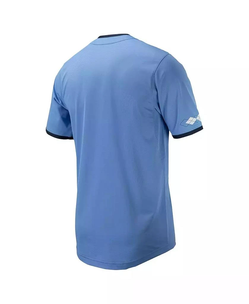 NIKE Men's Carolina Blue North Carolina Tar Heels Replica Full-Button Baseball Jersey 2
