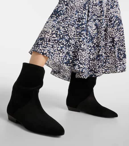 Isabel Marant Slaine suede ankle boots 4