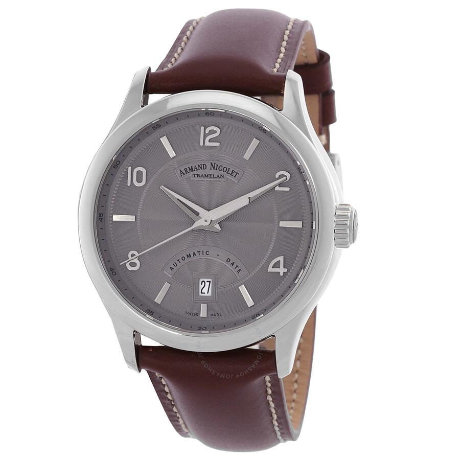 Armand Nicolet M02-4 Automatic Grey Dial Men's Watch A840AAA-GR-P140MR2