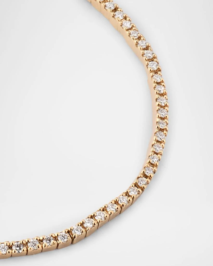LANA 14K Gold Skinny Diamond Tennis Bracelet 3