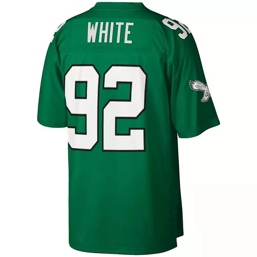 Mitchell & Ness Men's Reggie White Kelly Green Philadelphia Eagles Legacy Replica Jersey 3