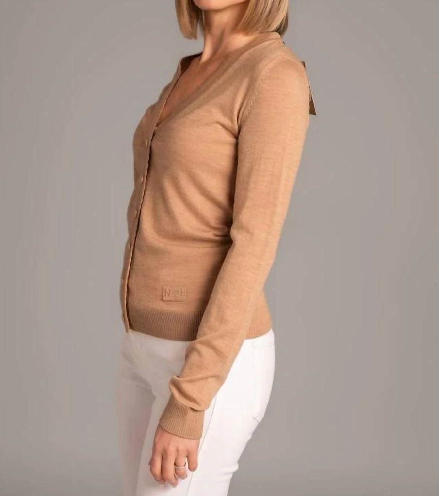N°21 N°21 - Long Sleeve V-neck Cardigan 3