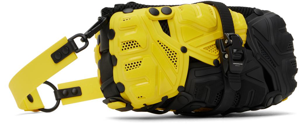 Innerraum Black & Yellow Object I67 Crossbody Bag