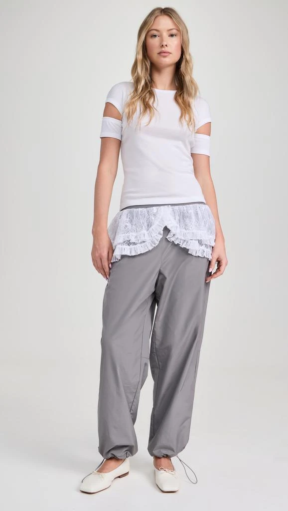 Helmut Lang Slash Shrunken Soft Tee 8