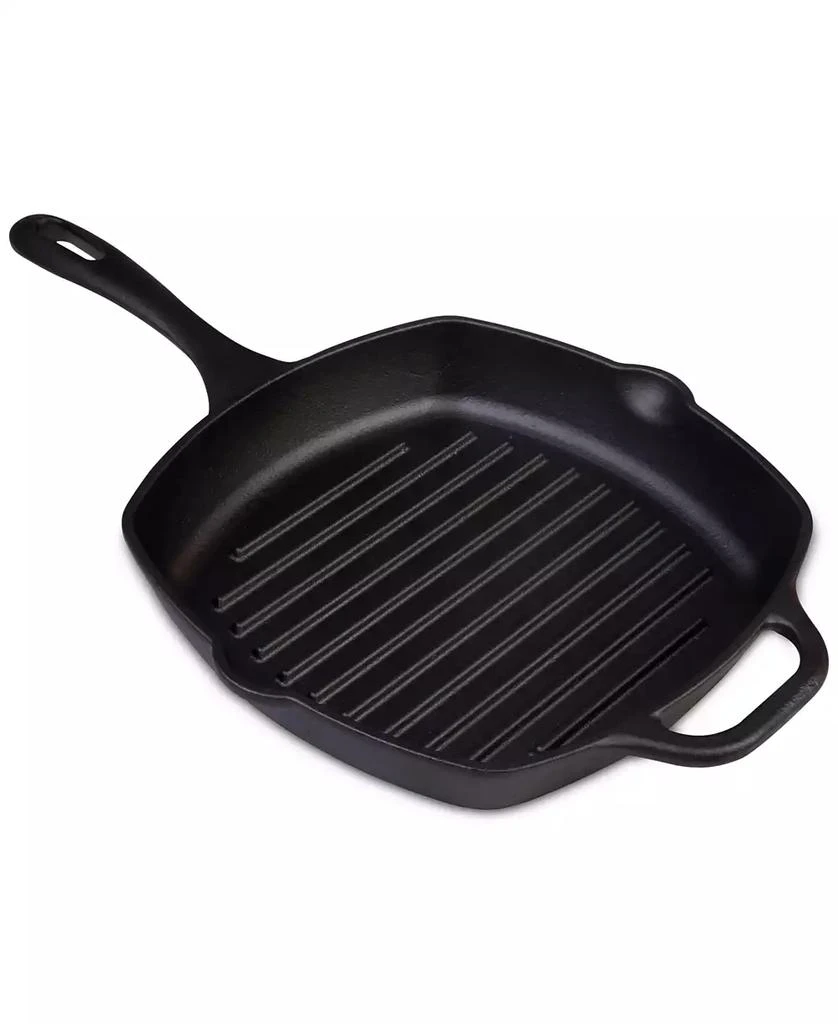 Victoria 10" Cast Iron Deep Grill Pan 4