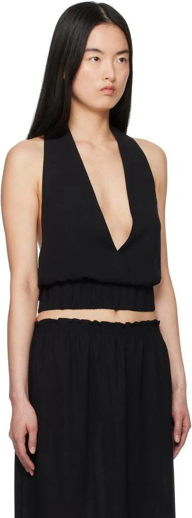 Ashley Williams Black Halter Neck Top 2