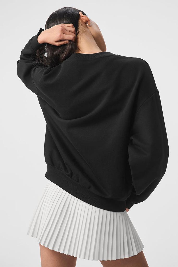 Alo Accolade Crew Neck Pullover - Black