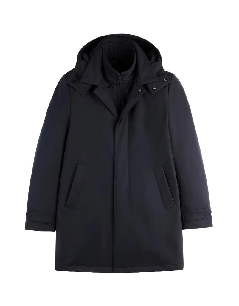 FAY Weather-Resistant Navy Parka With Breathable Fabric