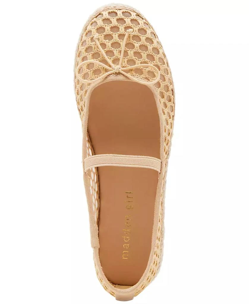 Madden Girl July Mary-Jane Platform Espadrille Flats 4