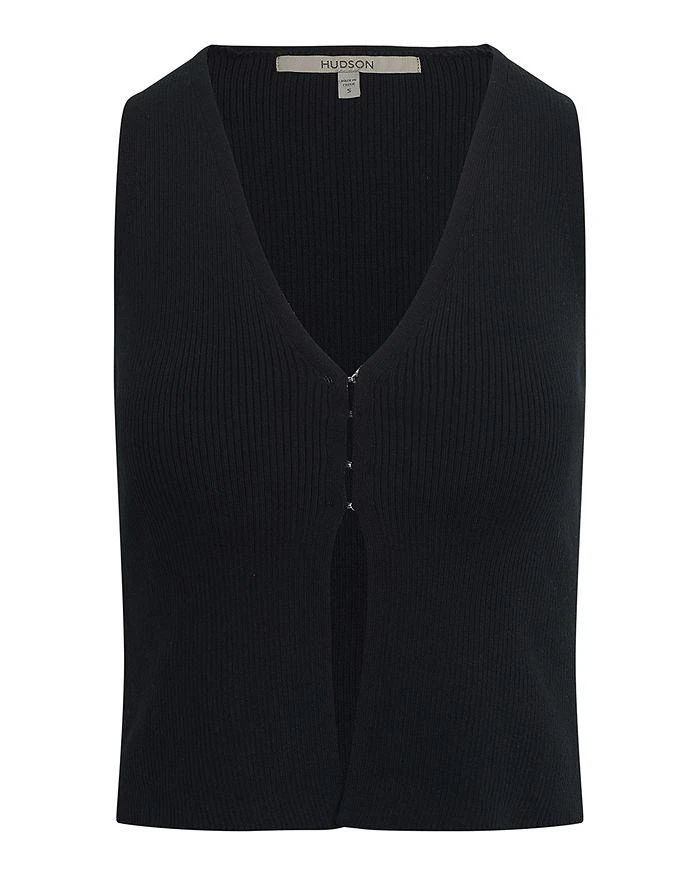Hudson Sleeveless V Neck Sweater 6