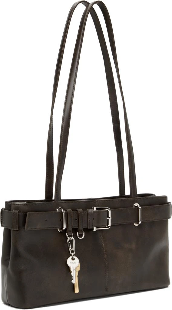 OSOI Brown Shoulder Brocle Bag 2