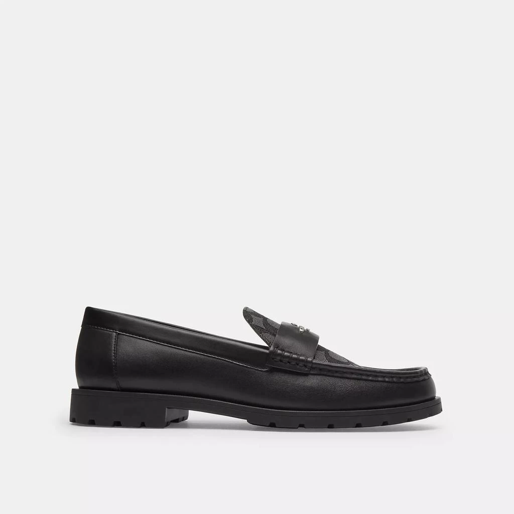 Coach Janie Loafer In Signature Jacquard 2