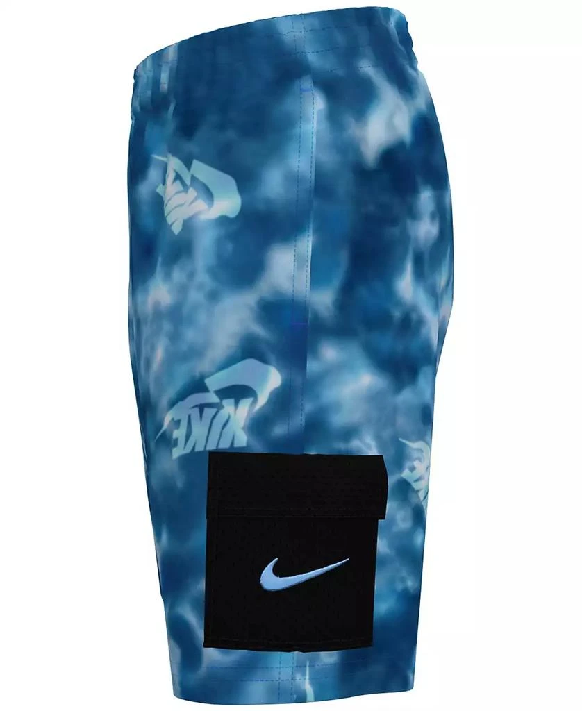 NIKE Big Boys 7" Water Tie Dye with Cargo Pocket Volley Swim Shorts 3
