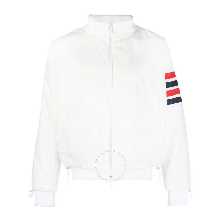 Thom Browne Men's Ultralight Ripstop 4-Bar Funnel Neck Jacket 1