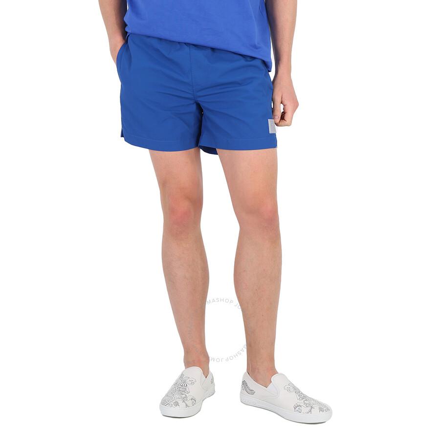 A-COLD-WALL* Men's Volt Blue Essential Logo Patch Swim Shorts