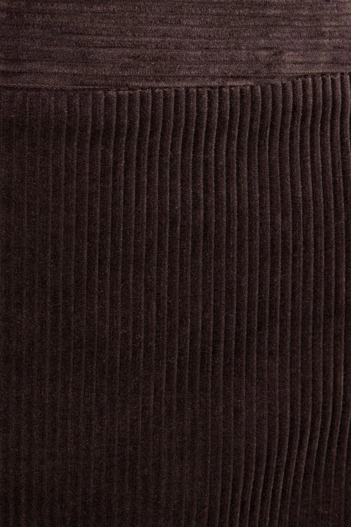 IRIS & INK Felicity cotton-corduroy flared pants 4