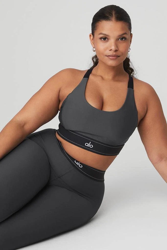 Alo Airlift Suit Up Bra - Macadamia/White 8