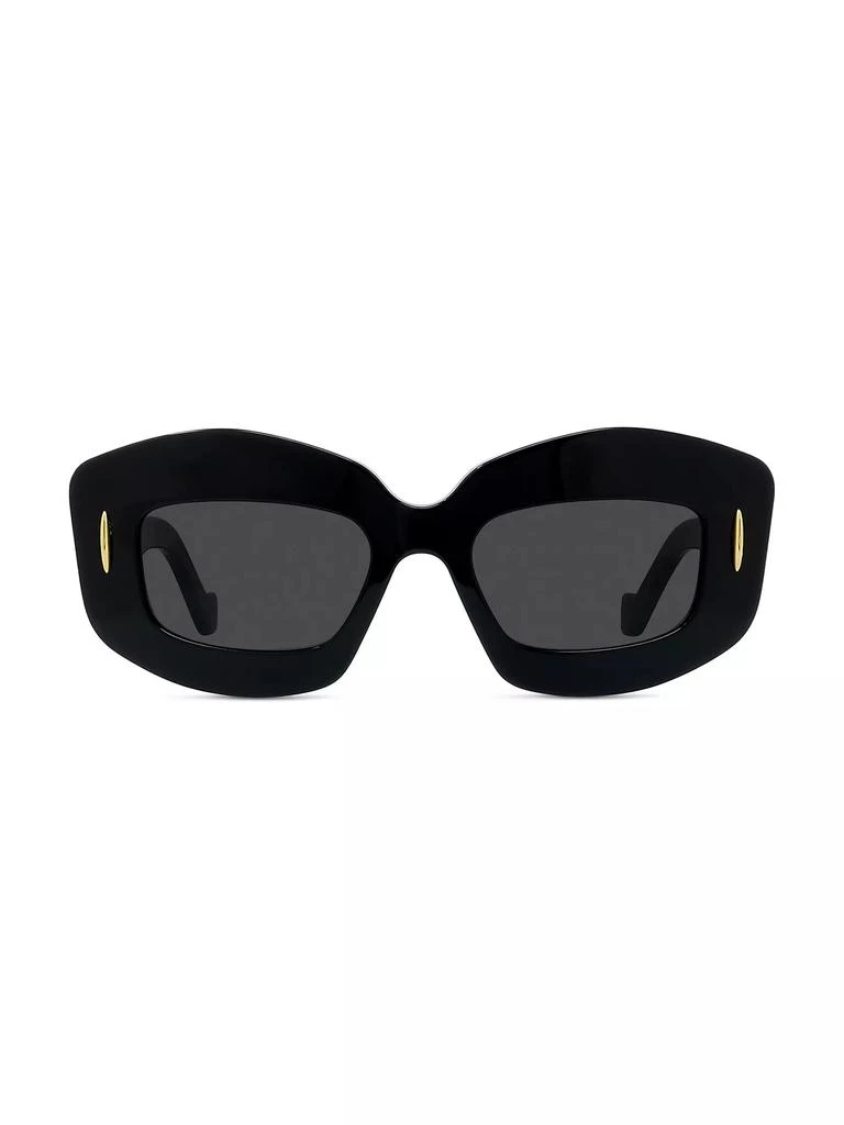 Loewe Chunky Anagram 49MM Rectangular Sunglasses 1