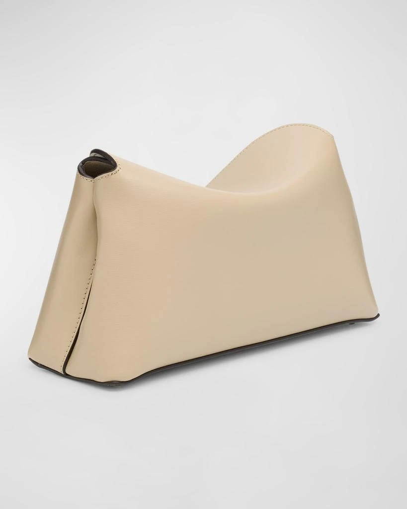 Totême T-Lock Leather Clutch Bag 6