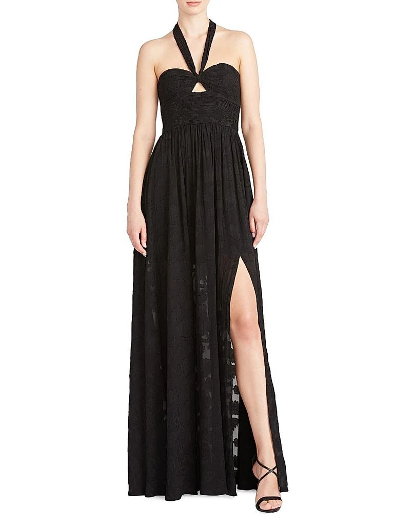 AMUR Lilyana Halter Maxi Dress 2