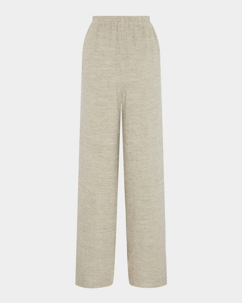 Eskandar Linen Flared Trousers 1