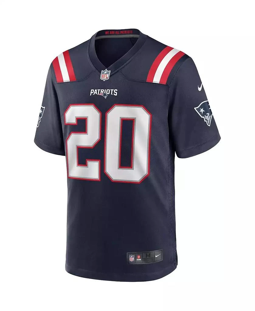 NIKE Men's Gino Cappelletti Navy New England Patriots Game Retired Player Jersey 2