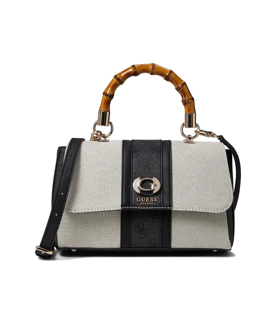 GUESS Kerima Bamboo Top Handle Flap 1