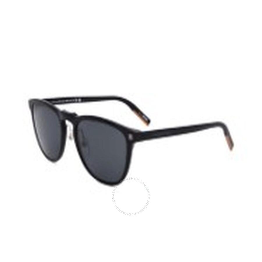 Ermenegildo Zegna Smoke Oval Men's Sunglasses EZ0182 01A 54