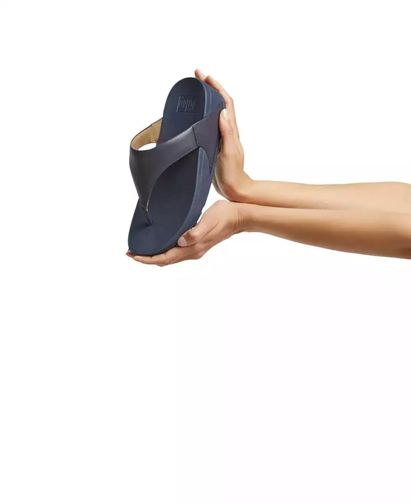 FitFlop Lulu Leather Toepost Flip-Flop Sandals 3
