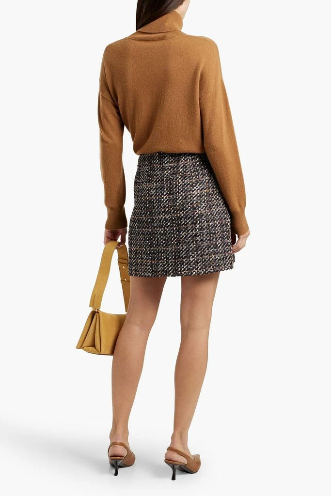 VERONICA BEARD Perry metallic tweed mini skirt 3