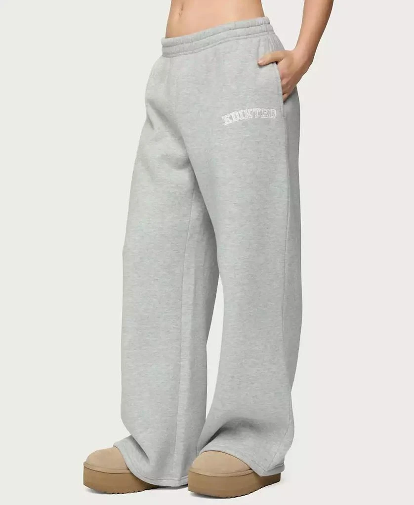 Edikted Women
s Lover Wide Leg Sweatpants 4