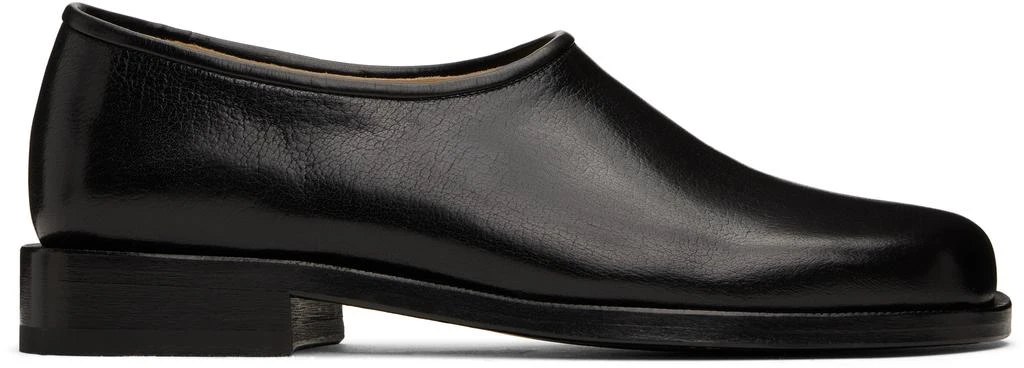 Lemaire Black Anatomic Slip On Loafers 1