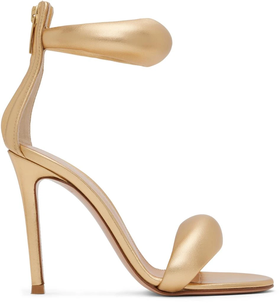 Gianvito Rossi Gold Bijoux Heeled Sandals 1