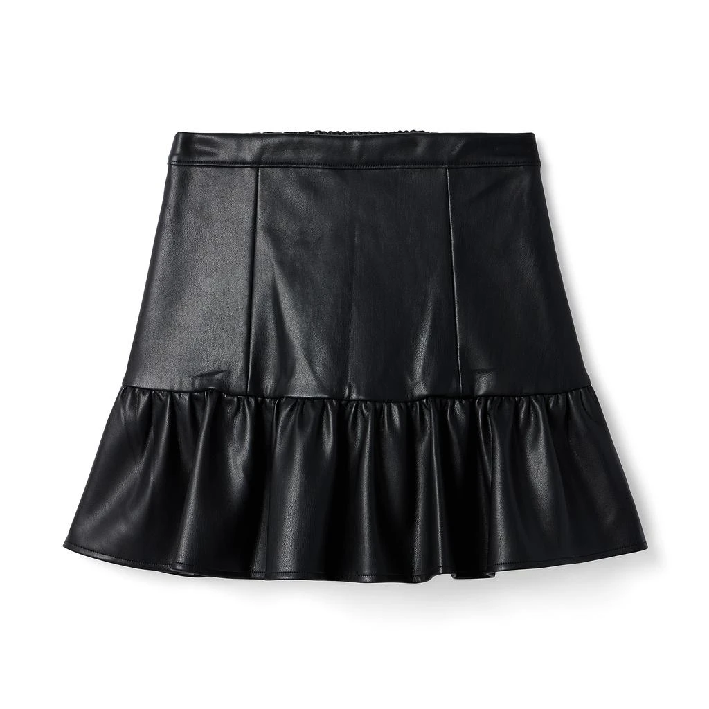 Janie and Jack Faux Leather Skirt (Big Kids) 2