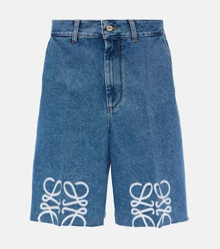 Loewe Anagram denim Bermuda shorts 1