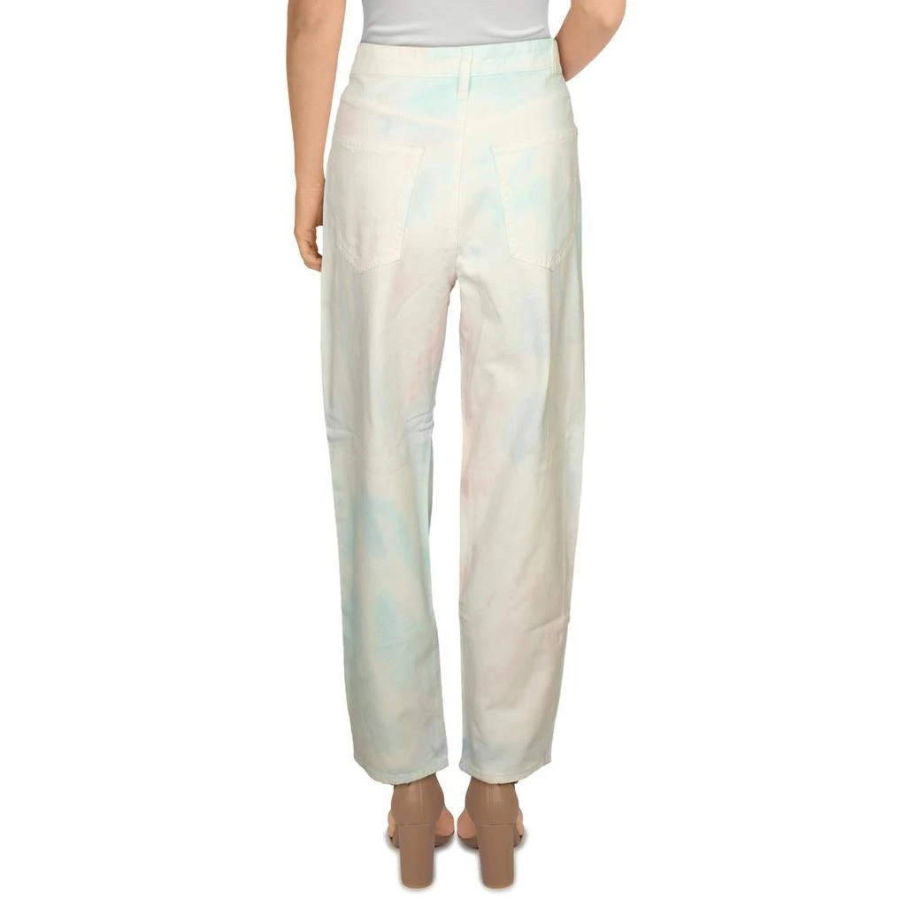 Mavi Jeans Lila Womens High Rise Tie-Dye Mom Jeans 2
